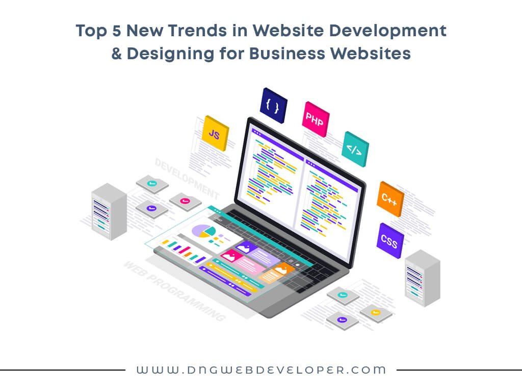 Top 5 New Trends in Website Development & Designing for Business Websites