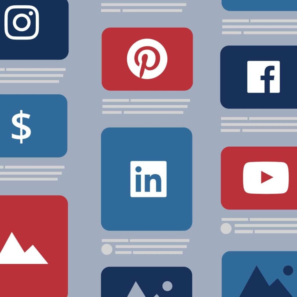 Social Media Form types in Website Designing